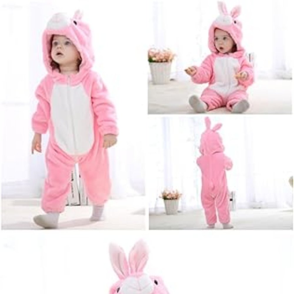 Rabbit Costume for Infant - Cozy and Adorable Winter Outfit for Baby - Picture 5 of 5